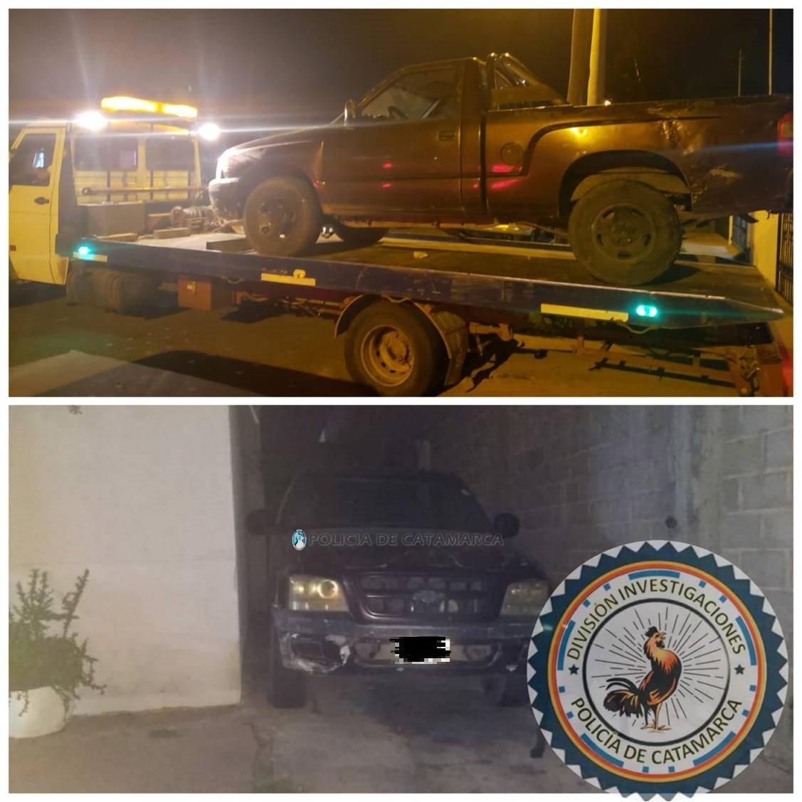 Recuperan una camioneta sustraída y arrestan a un hombre