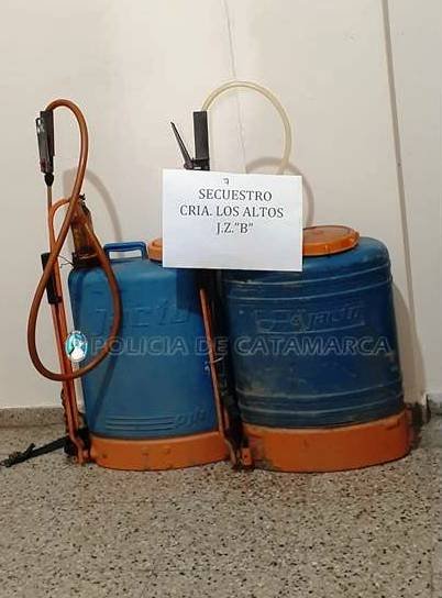 En Santa Rosa secuestran elementos sustraídos y arrestan a un hombre