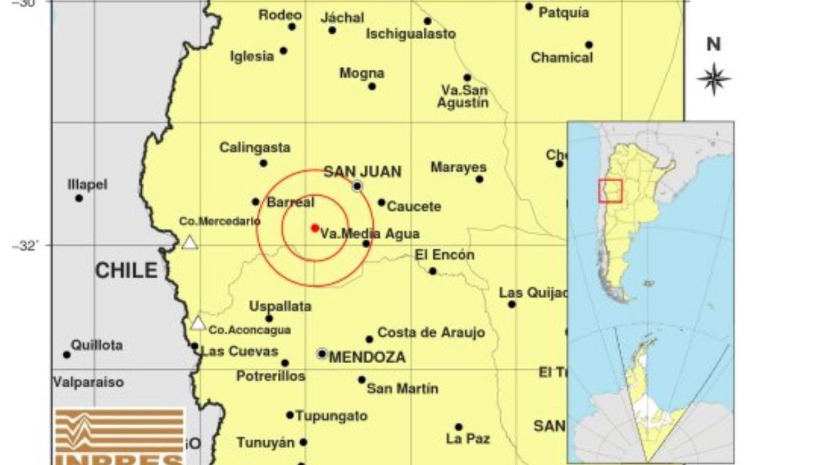 Fuerte terremoto de 6.4 grados en la escala Richter en San Juan: se sintió en varias provincias