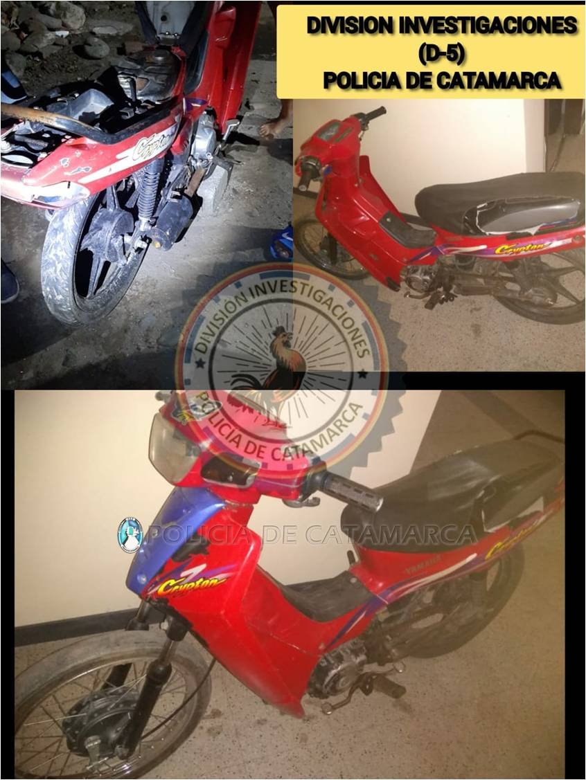 Tras un allanamiento recuperan una motocicleta sustraída