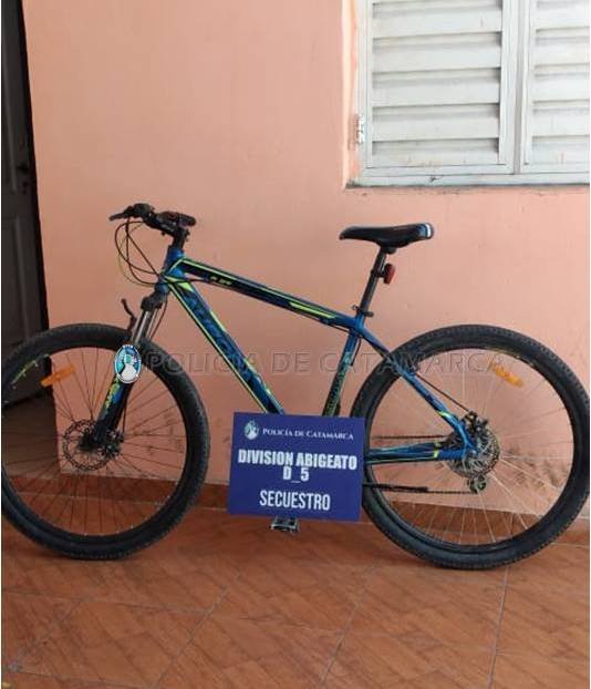 Secuestran una bicicleta de dudosa procedencia