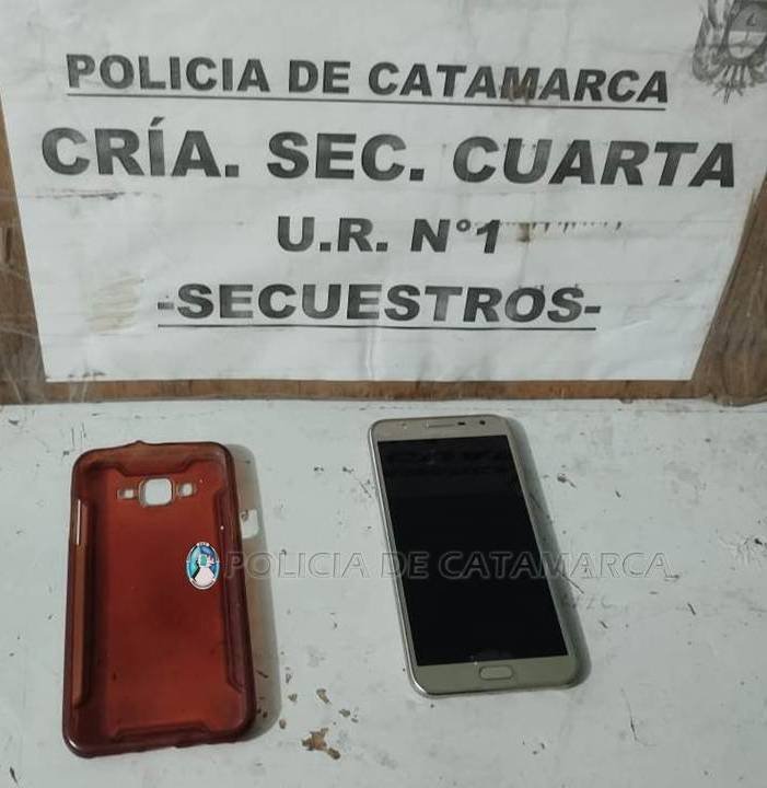 Recuperan un teléfono celular sustraído y aprehenden a un joven