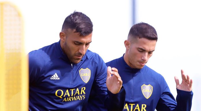 Ramón «Wanchope» Ábila se retiró de la práctica de Boca con un cuadro de anginas