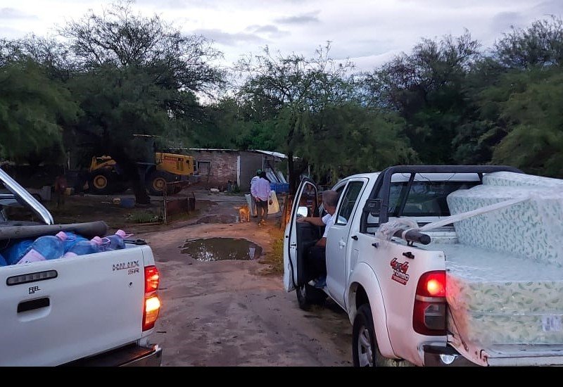 Asistencia a familias afectadas por el temporal