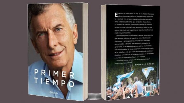 El expresidente Mauricio Macri presenta esta tarde su libro «Primer tiempo»