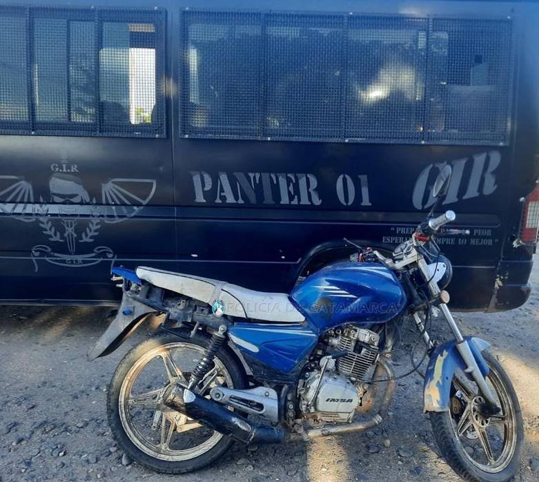 Recuperan una moto requerida por la Justicia en la zona sur de la Capital