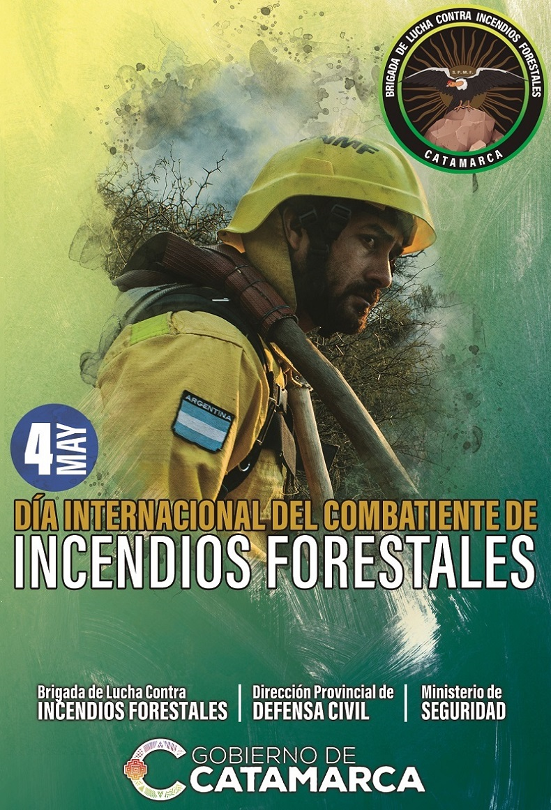 4 DE MAYO: Día Internacional del Combatiente de Incendios Forestales