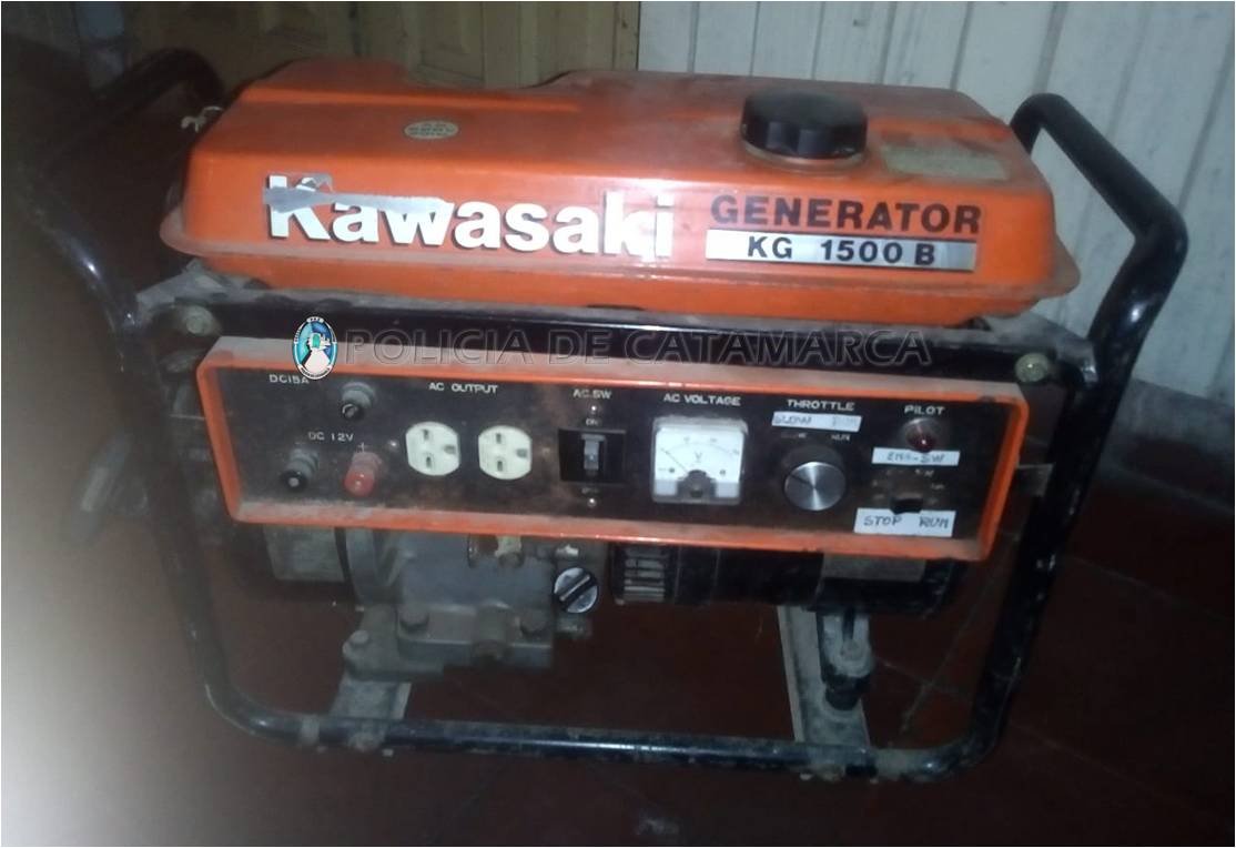 Secuestran un grupo electrógeno en Tinogasta