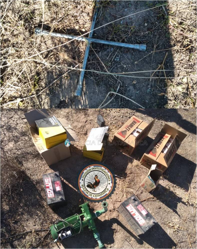 Recuperan elementos sustraídos en Valle Viejo