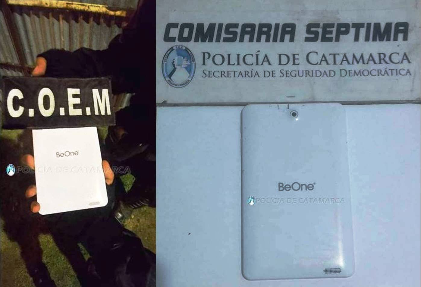 En el norte de la Capital aprehenden a una joven mujer y recuperan una tablet sustraída