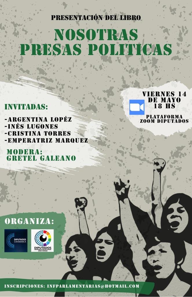 Diputados difunde obra colectiva de mujeres que fueron prisioneras políticas en el país