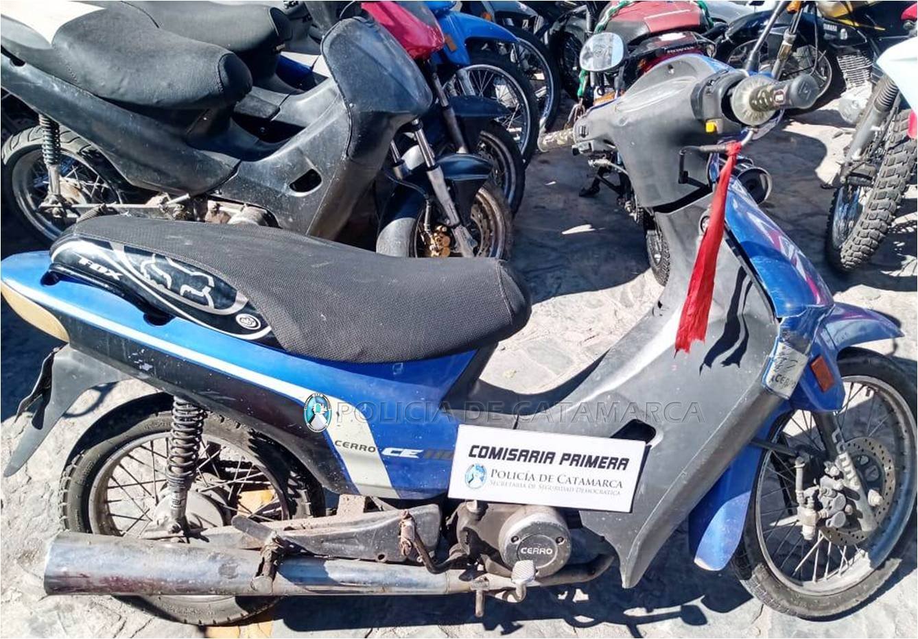 Recuperan una motocicleta requerida por la Justicia