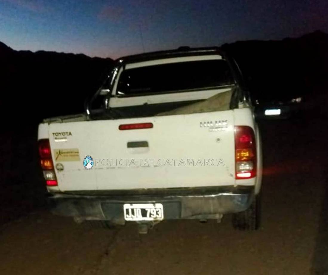 Siniestro vial con daños materiales en Tinogasta