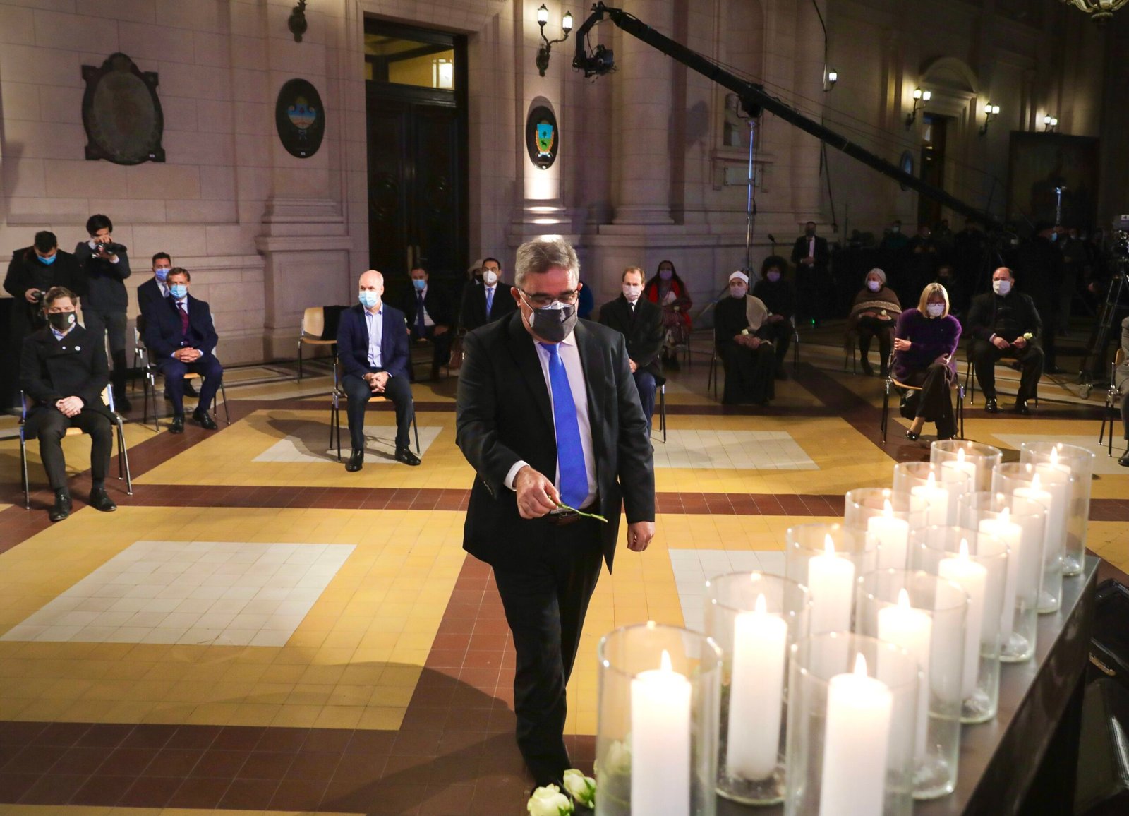 El Gobernador Raúl Jalil participó del acto homenaje a los fallecidos por la pandemia