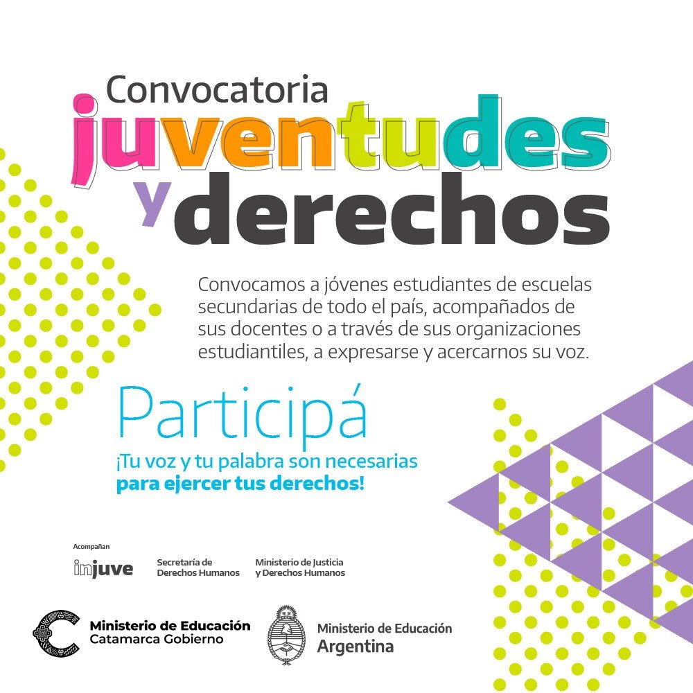 CONVOCATORIA “JUVENTUDES Y DERECHOS”