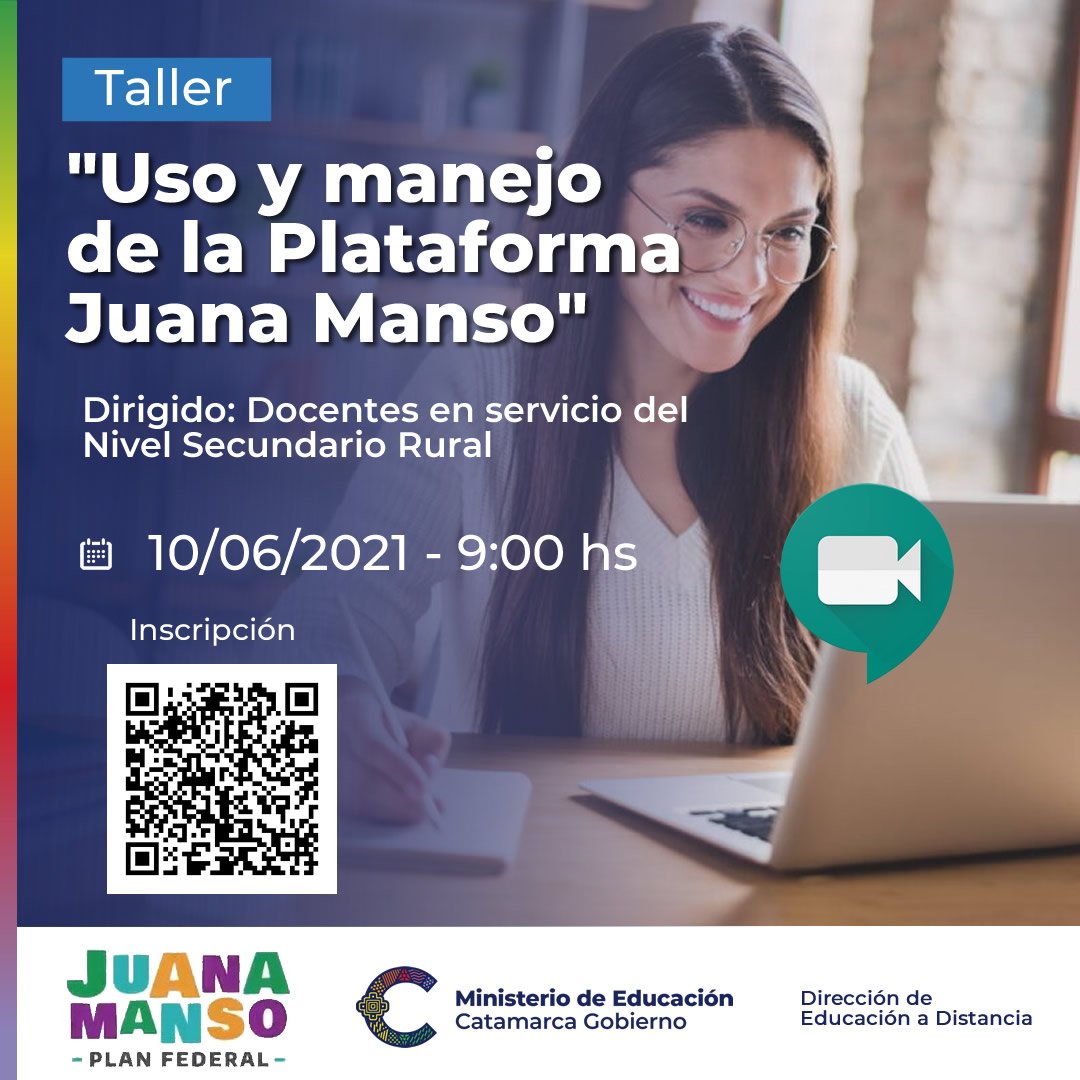 Taller “Acompañamiento para el uso y manejo de la Plataforma Juana Manso”