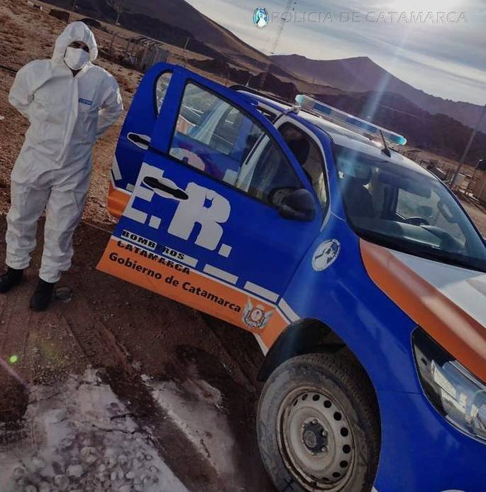 Policías asistieron a un hombre en Antofagasta de la Sierra