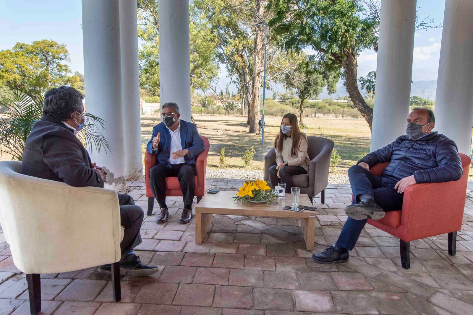 Raúl Jalil recibió al intendente de San José para avanzar en obras para el distrito