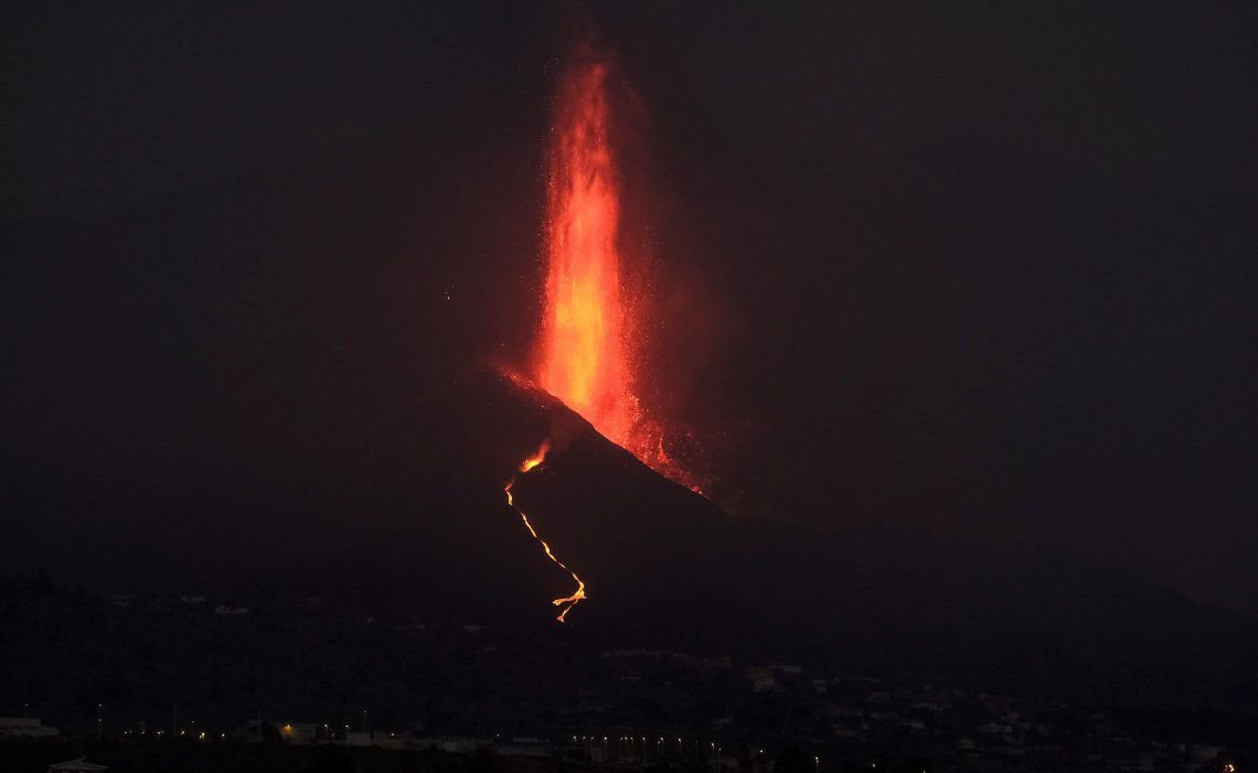 Cumbre Vieja: tras una semana de erupción se estabilizó