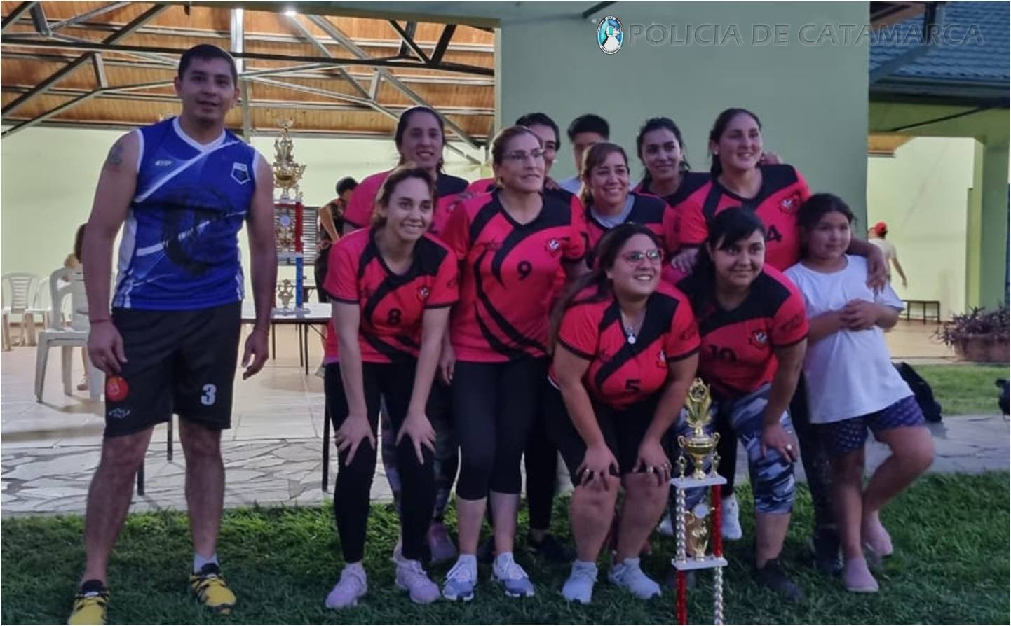 Olimpiadas Policiales de Vóley en Santa Rosa