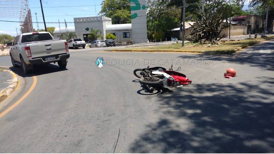 Sexagenario lesionado tras protagonizar un siniestro vial