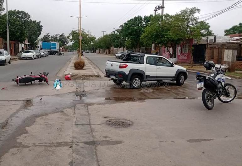 Siniestro vial en el norte de la Capital