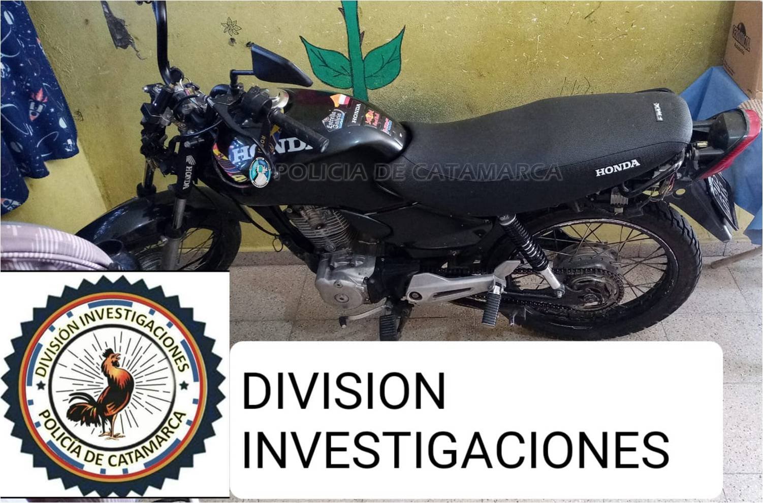 Recuperan una motocicleta requerida por la Justicia