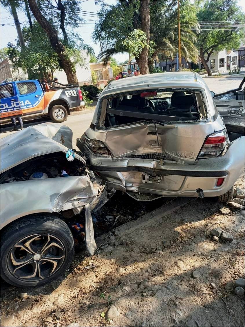 Un hombre resultó lesionado en un siniestro vial