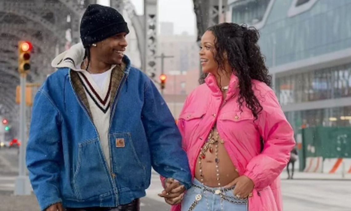 Rihanna espera su primer hijo junto al rapero A$AP Rocky