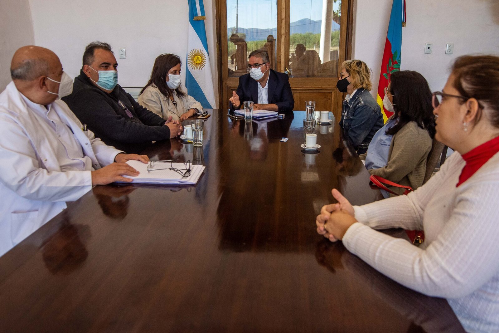 Raúl acordó aumento de prestaciones con el Círculo Médico