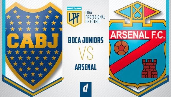 Boca vs. Arsenal, EN VIVO: cómo ver online el partido de la Liga Profesional