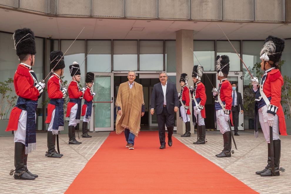 Raúl se reunió con el gobernador Juan Schiaretti