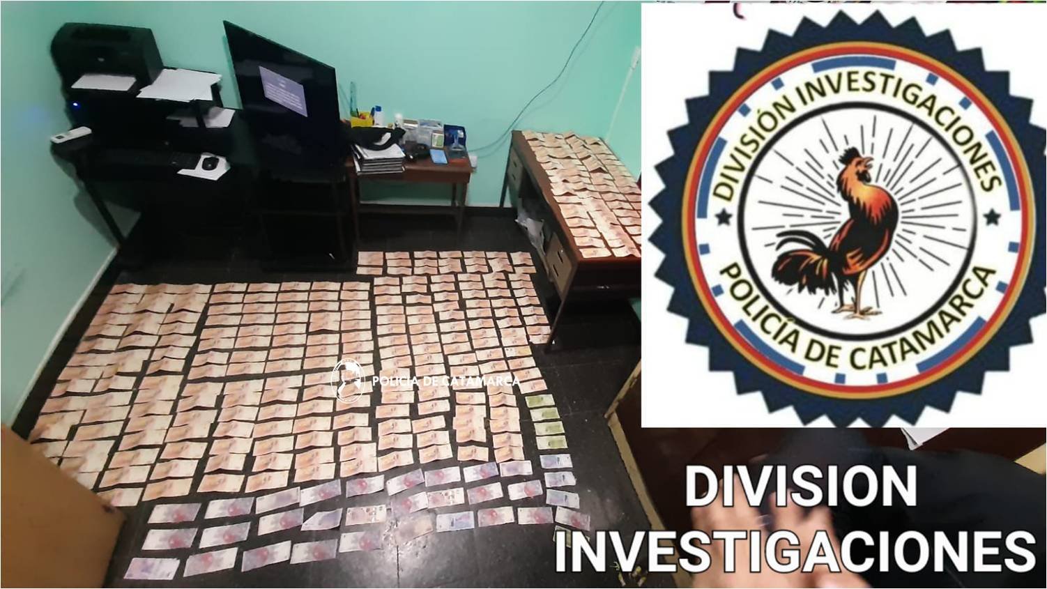 Policías recuperan una gran suma de dinero, en allanamientos encuentran a un adolescente secuestrado y aprehenden a seis masculinos