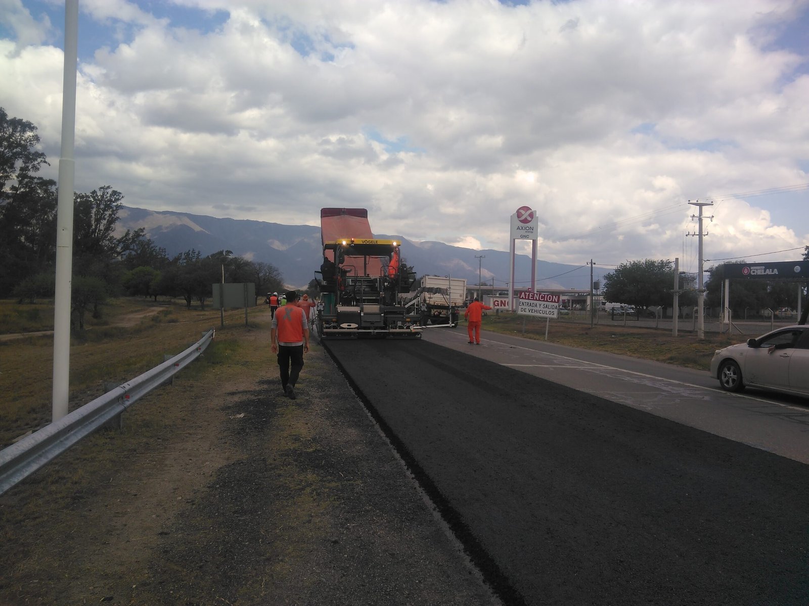 Se inició la repavimentación de 66 kilómetros de ruta nacional 38