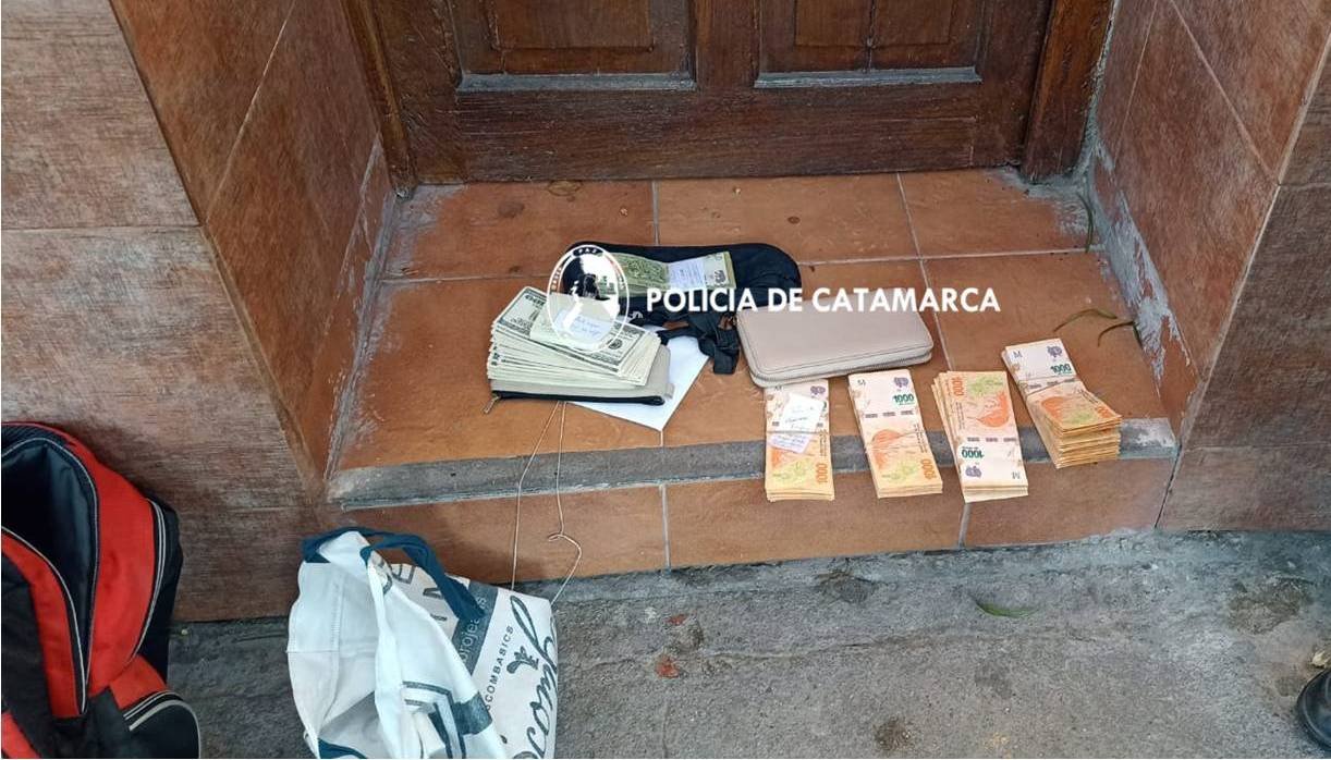 Tras un importante trabajo investigativo arrestan a un hombre y recuperan una gran suma de dinero sustraído en la Capital