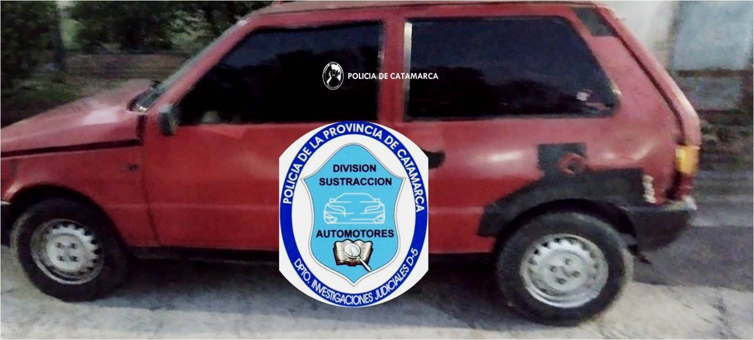 En Valle Viejo Policías secuestran un automóvil requerido por la Justicia