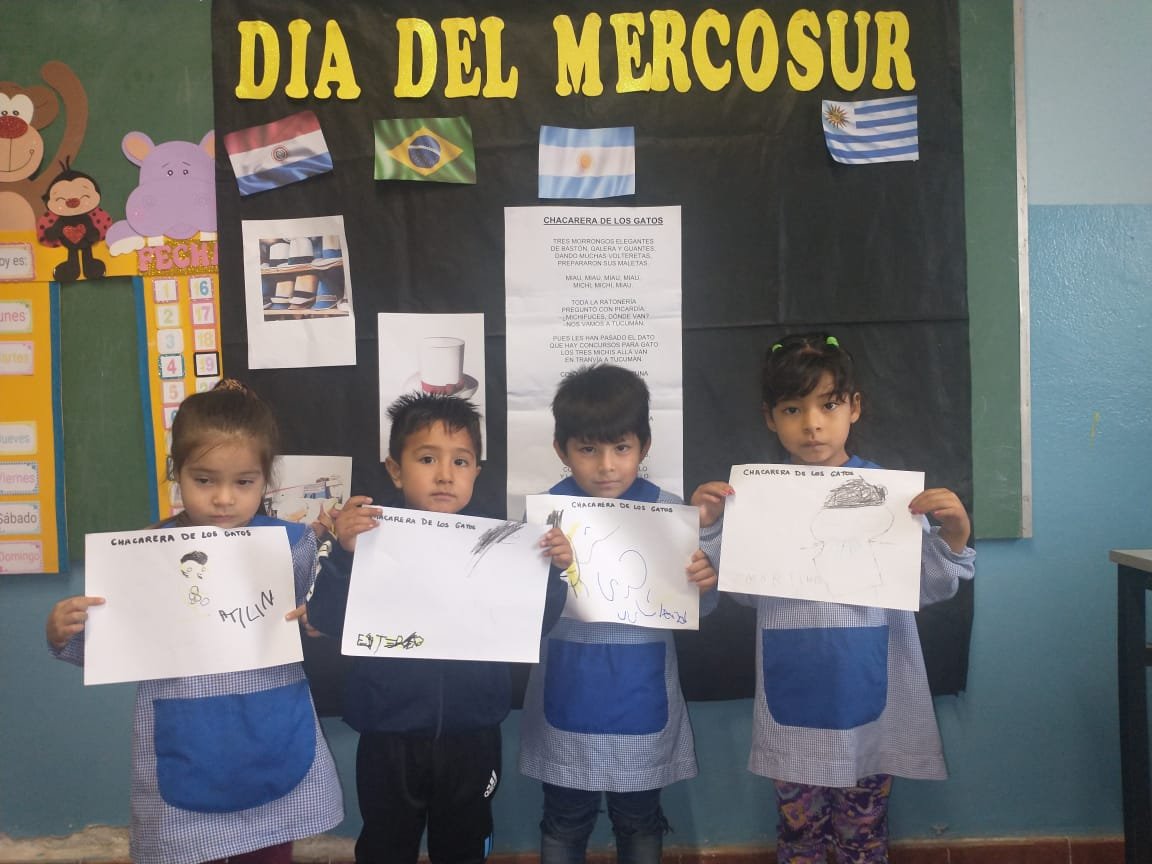 Celebración por el Día del Mercosur en los Jardines de Infantes