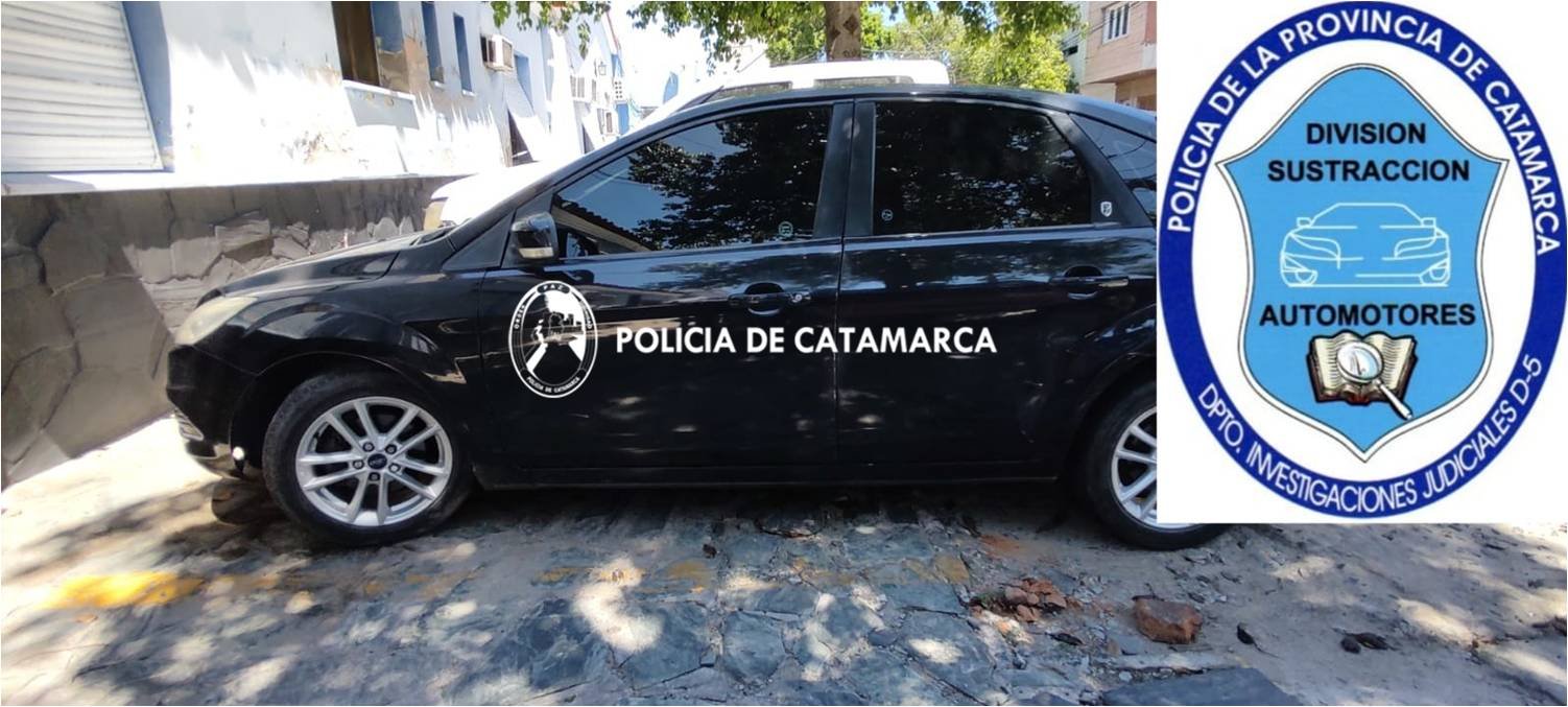 Policías secuestraron un automóvil requerido por la Justicia