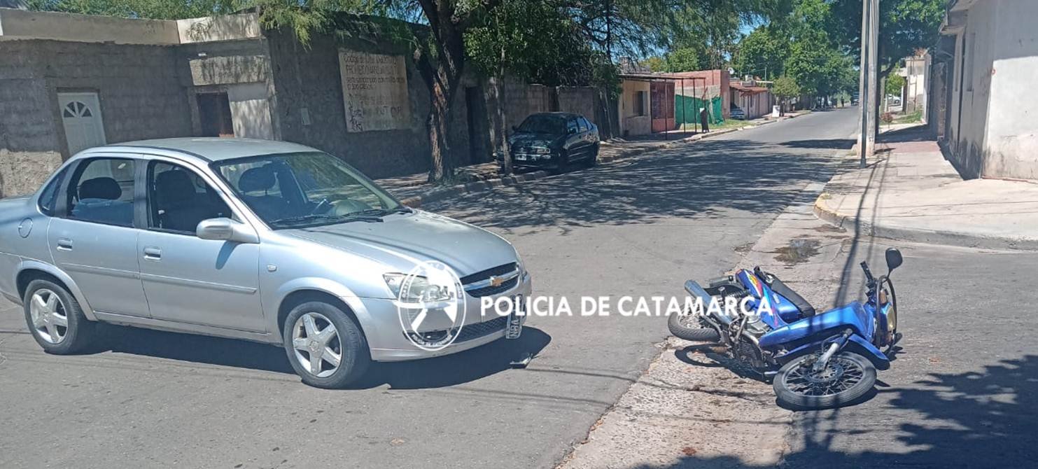 Una mujer resultó lesionada en un siniestro vial