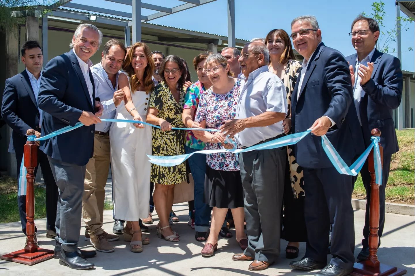 El presidente Fernández y Jalil inauguraron la primera “Casa Activa” del país en Catamarca