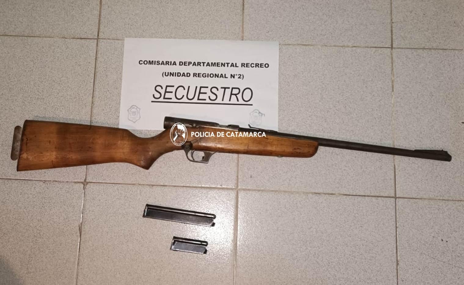 En La Paz secuestran un arma de fuego