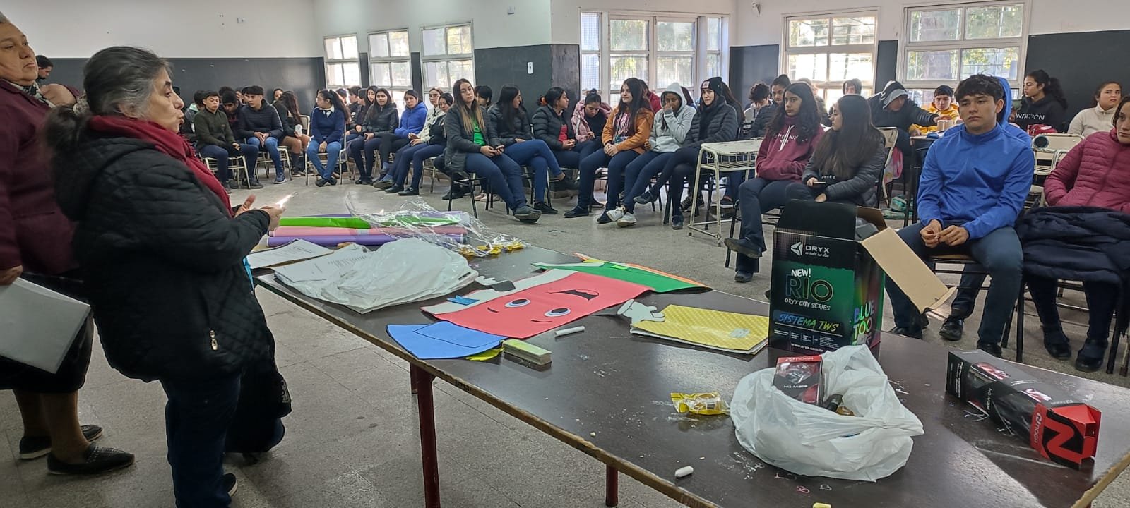 Proyecto «Manos Laboriosas» de alumnos de la Secundaria N°24 de Los Altos