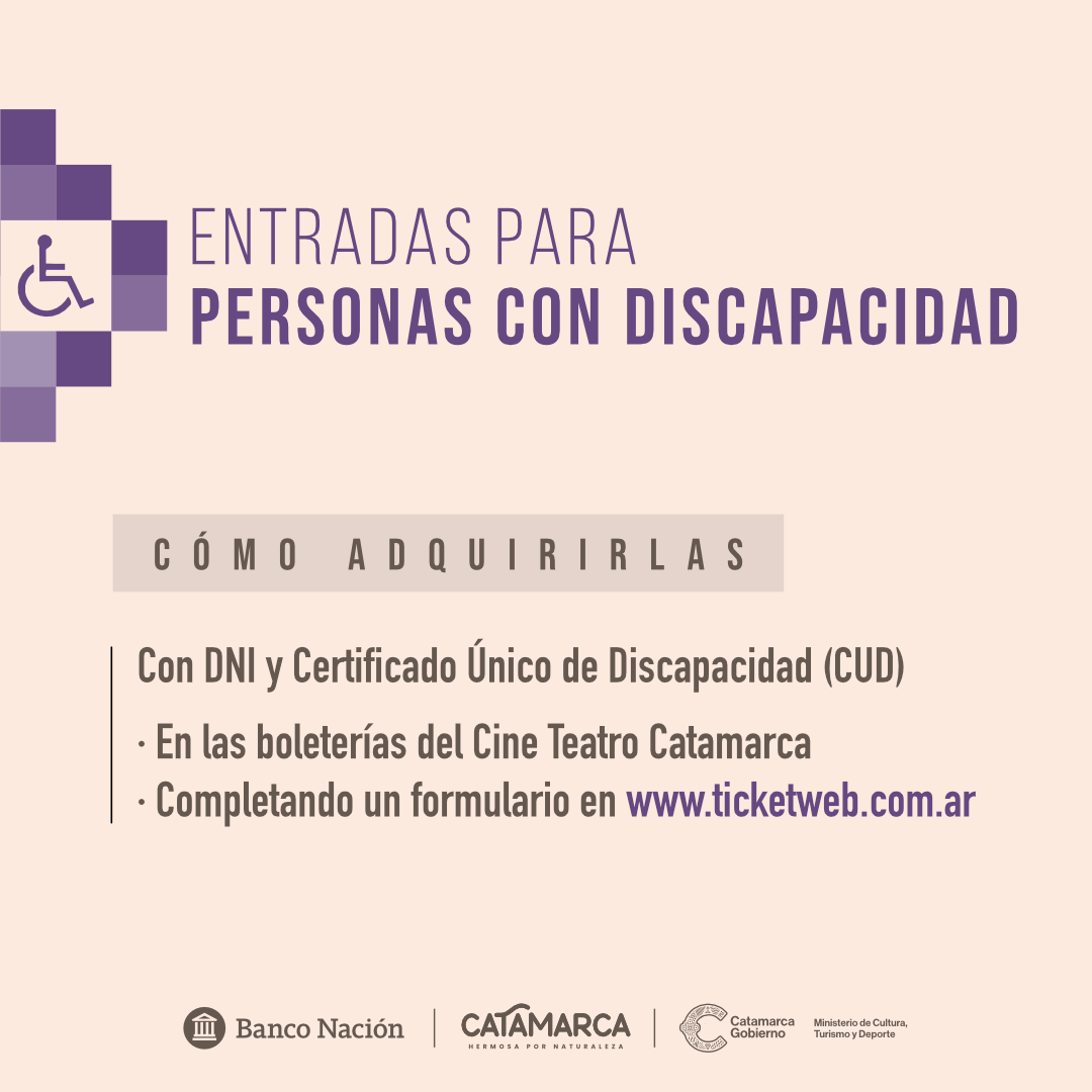 Poncho 2023: acuerdan la entrega de entradas para personas con discapacidad