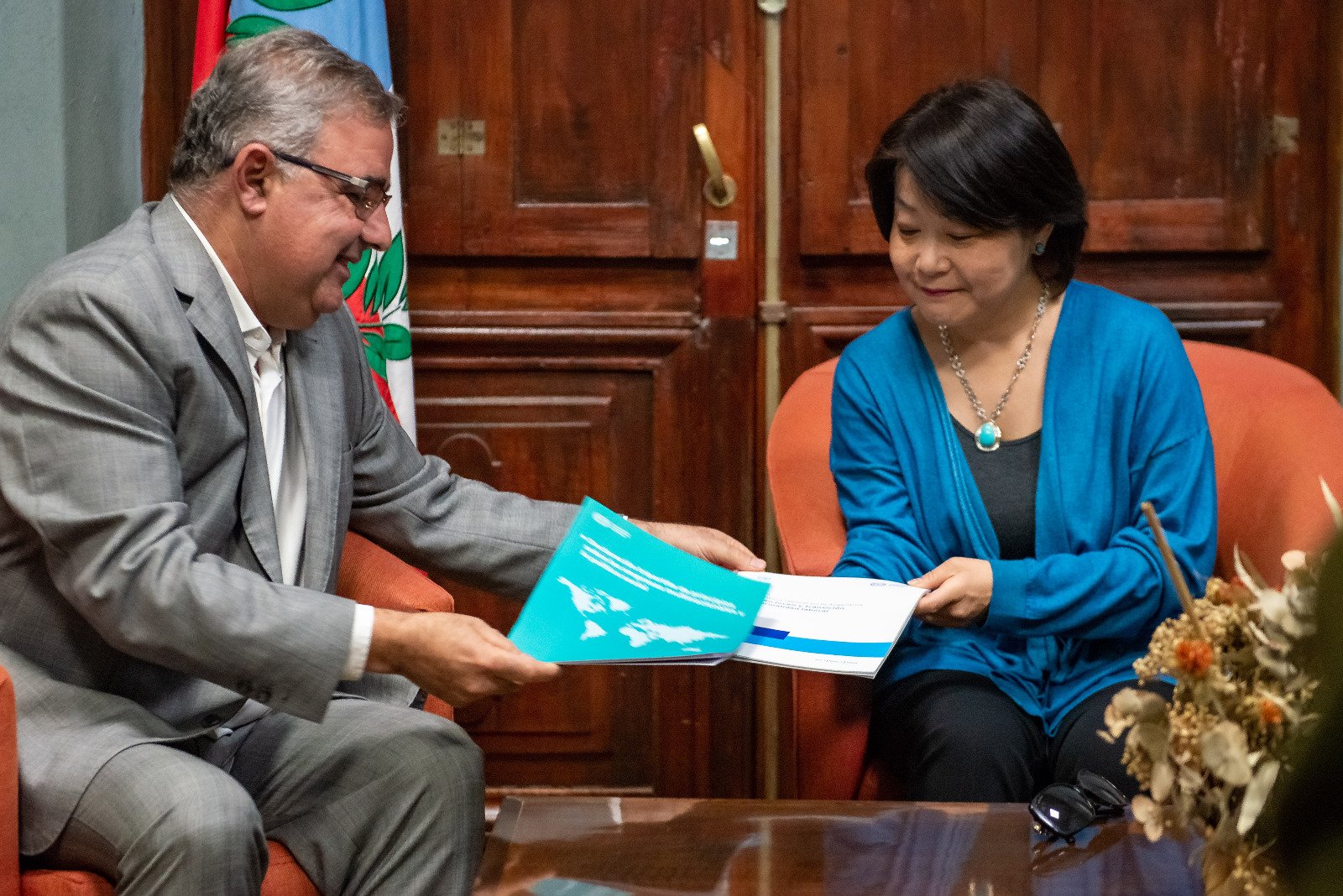 Reunión con autoridades de la OIT
