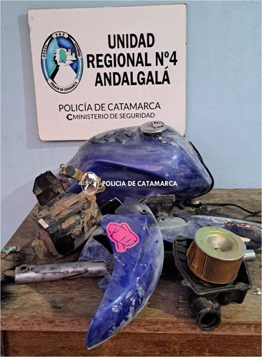 En Andalgalá secuestraron motopartes de dudosa procedencia