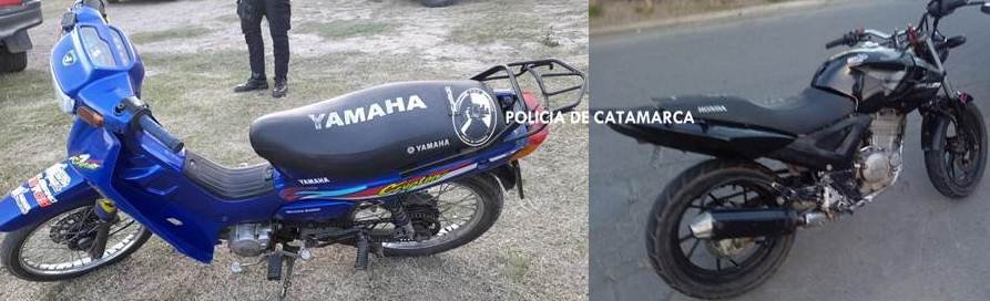 En Fray Mamerto Esquiú secuestraron dos motocicletas