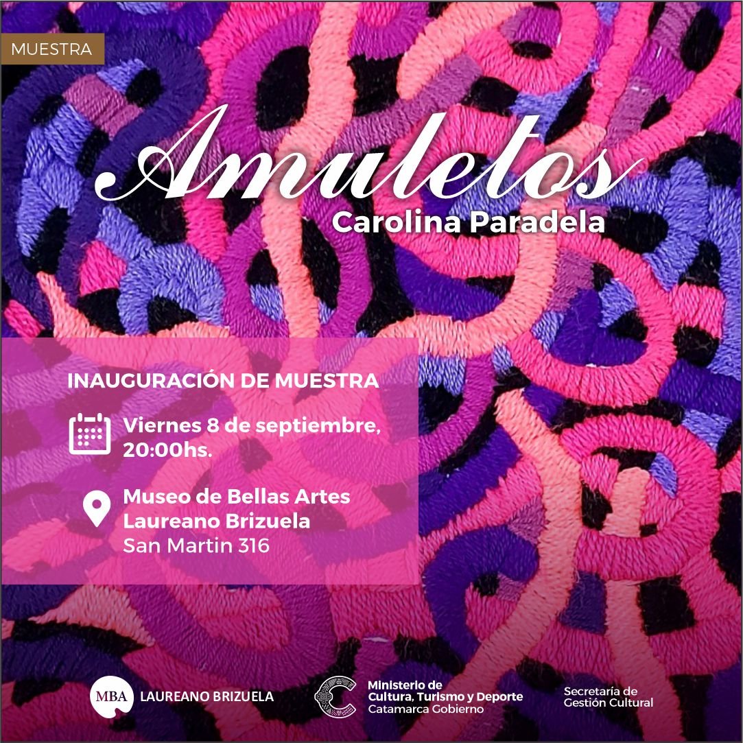 Carolina Paradela inaugura la muestra textil «Amuletos»