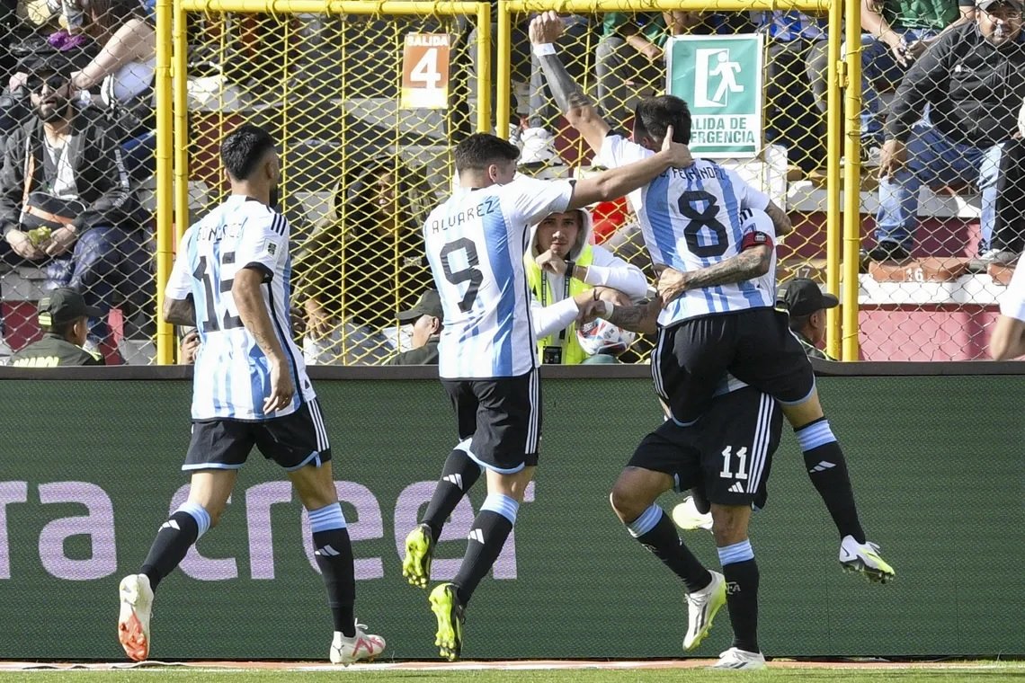 Goleada histórica de la Selección Argentina en la altura de La Paz