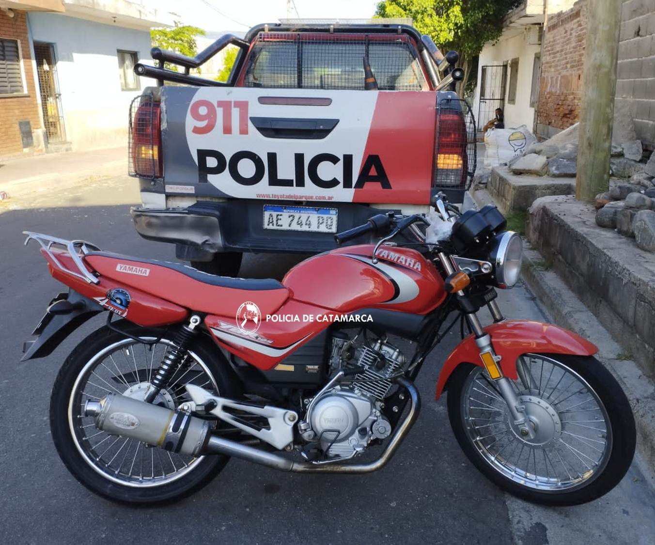 Secuestran una moto por infracción a la Ley Nacional de Tránsito