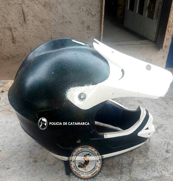 En Valle Viejo recuperan un casco para moto sustraído en Fray Mamerto Esquiú